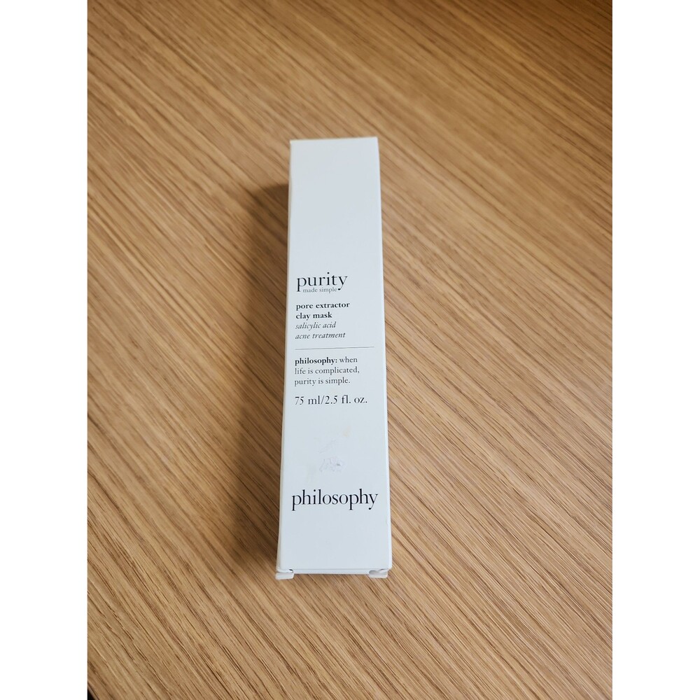 Philosophy Purity Made Simple Pore Extractor Clay Mask 2.5oz 75mL NIB